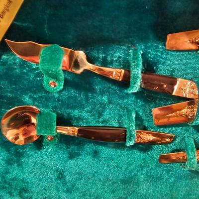 Samran Thailand Bronze Cutlery Set & Box (BS-JS)