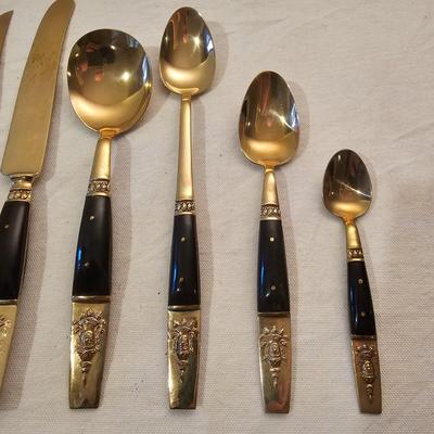 Samran Thailand Bronze Cutlery Set & Box (BS-JS)