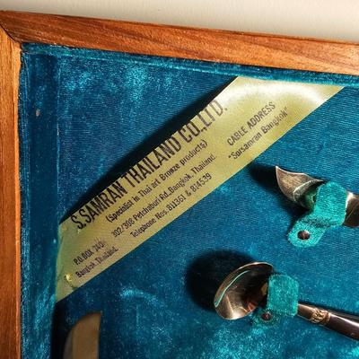 Samran Thailand Bronze Cutlery Set & Box (BS-JS)