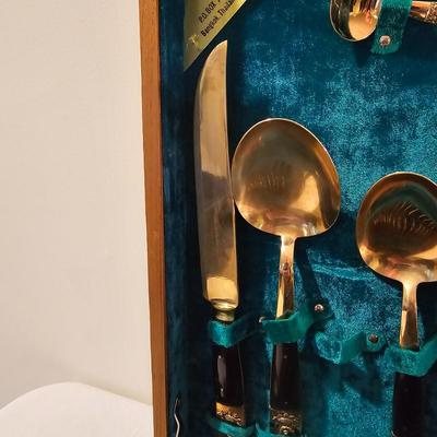 Samran Thailand Bronze Cutlery Set & Box (BS-JS)