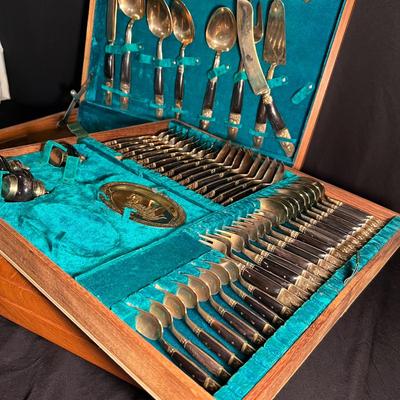 Samran Thailand Bronze Cutlery Set & Box (BS-JS)