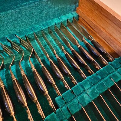 Samran Thailand Bronze Cutlery Set & Box (BS-JS)