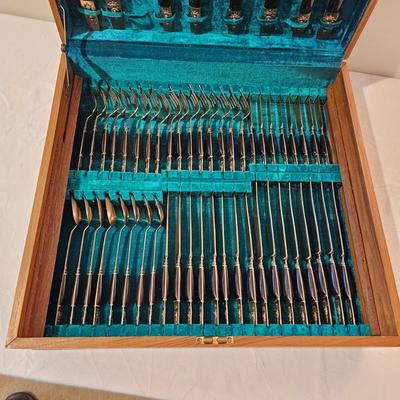 Samran Thailand Bronze Cutlery Set & Box (BS-JS)