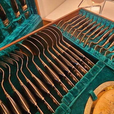 Samran Thailand Bronze Cutlery Set & Box (BS-JS)