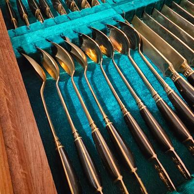 Samran Thailand Bronze Cutlery Set & Box (BS-JS)