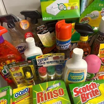 Lot 509 Various cleaning supplies