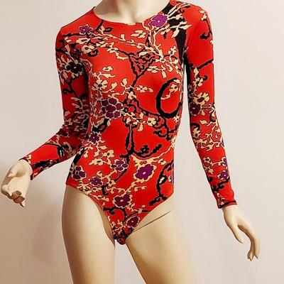 Vtg Jump Shirt Body Suit Asian influences