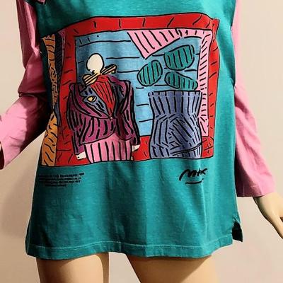 Vtg Peter Max Rare Neo Max Top/& Tie Red Room by Dega 1978