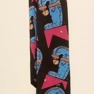 Vtg Peter Max Rare Neo Max Top/& Tie Red Room by Dega 1978