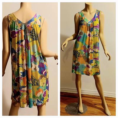 2 For 1 dresses 1960s Trillium & Boutique House/GoGo Pucci like printed Beauties