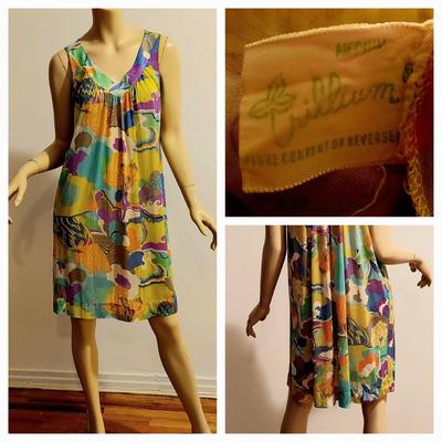 2 For 1 dresses 1960s Trillium & Boutique House/GoGo Pucci like printed Beauties