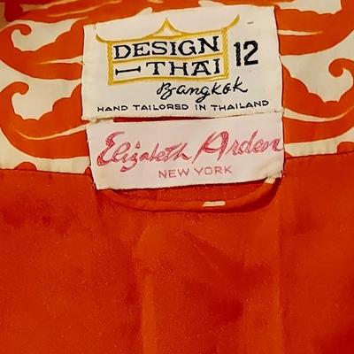 Iconic 1950s Elizabeth Arden Salon Couture Hostess Cheongsam Maxi dress