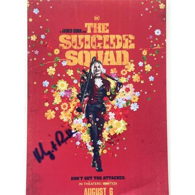The Suicide Squad Margot Robbie signed photo