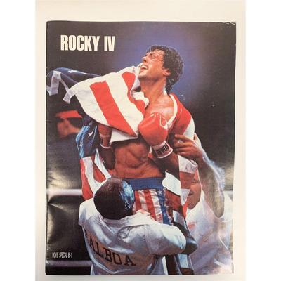 Rocky IV Vintage  Movie Program (1985)