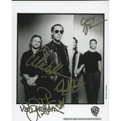 Van Halen signed photo
