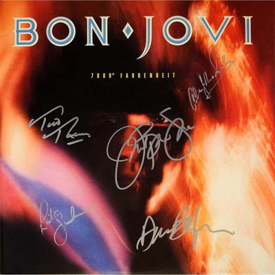 Bon Jovi signed 7800 Fahrenheit album