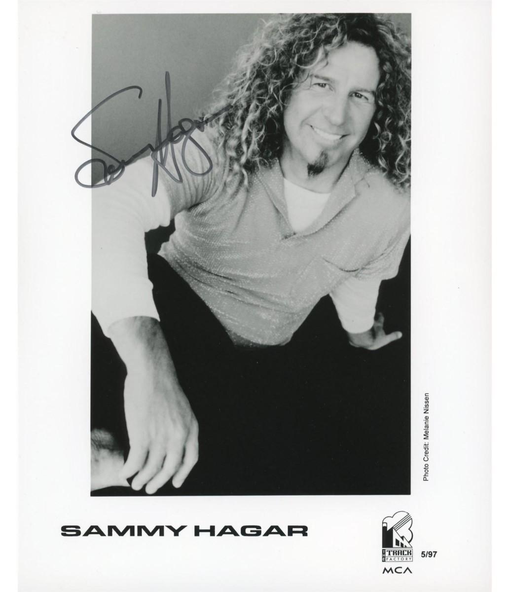 SAMMY HAGAR signed autographed photo cars rock COA Hologram