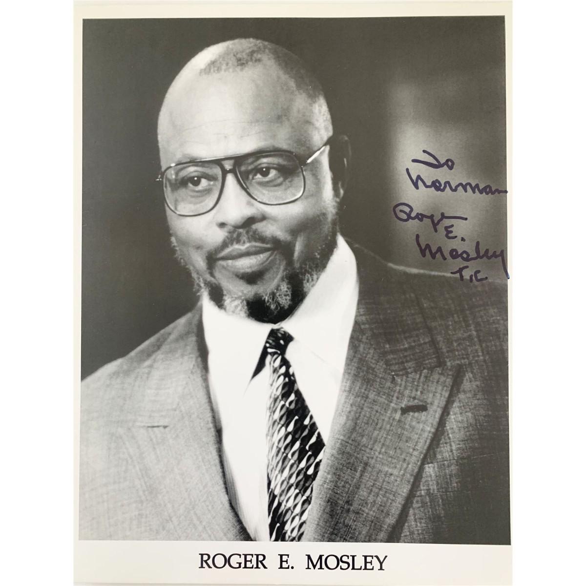 Roger E. Mosley signed photo | EstateSales.org