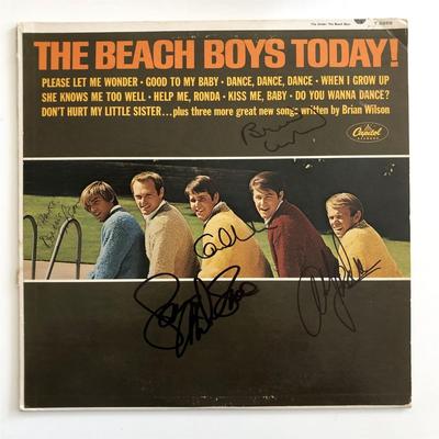 The Beach Boys Today! signed album