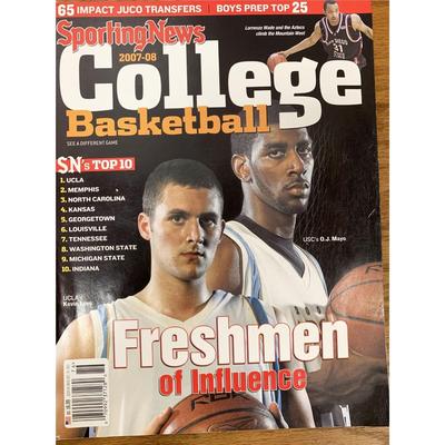 Sporting News Magazine  2007-08 College Basketball Issue