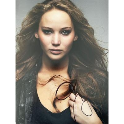 Jennifer Lawrence signed photo
