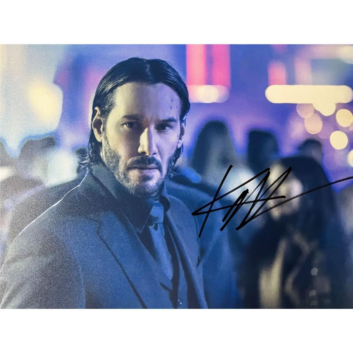 KEANU REEVES Signed Autographed Photo John Wick COA hologram main image 0