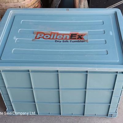 Pollen Ex Dry sift Tumbler Box - POLLENEX 1500 GRAM DRY SIFT TUMBLER