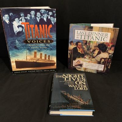 Collection of Titanic Books, Journals, and Newspaper Re-prints (BS-KW)