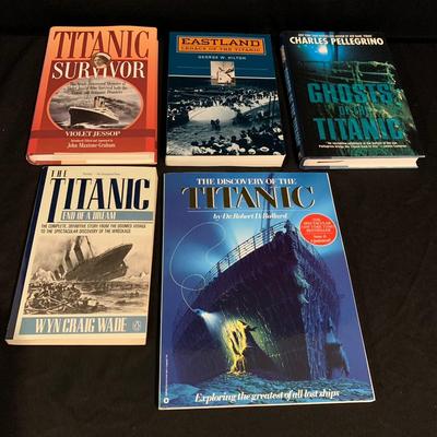 Collection of Titanic Books, Journals, and Newspaper Re-prints (BS-KW)
