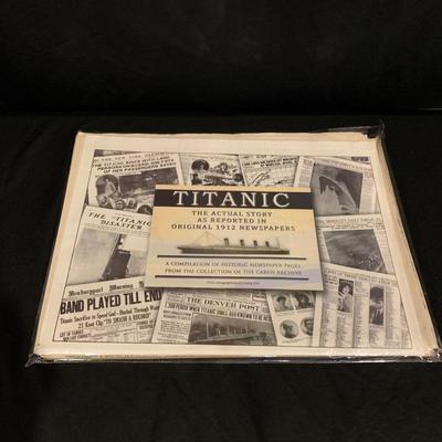 Collection of Titanic Books, Journals, and Newspaper Re-prints (BS-KW)