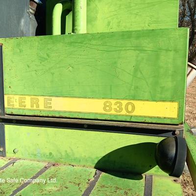 John Deere 830 Windrower swather