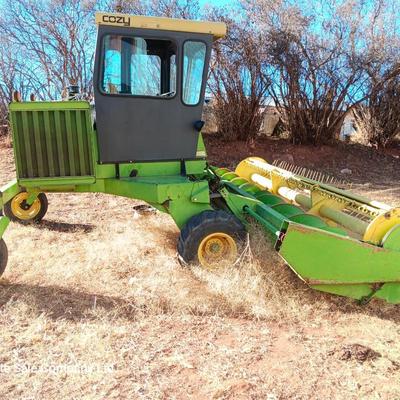 John Deere 830 Windrower swather