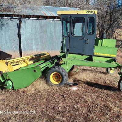 John Deere 830 Windrower swather