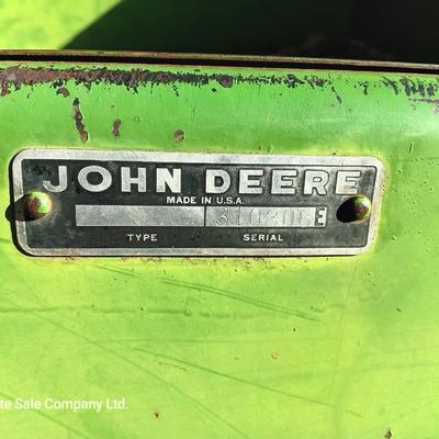 John Deere 830 Windrower swather