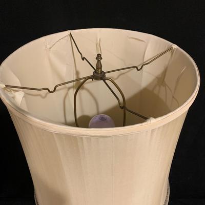 Two Brass & Enamel Lamps plus Touch Lamp (BS-KW)