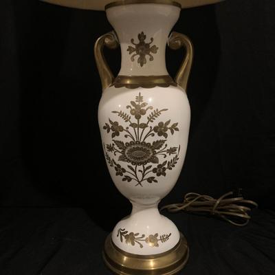Two Brass & Enamel Lamps plus Touch Lamp (BS-KW)