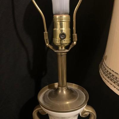 Two Brass & Enamel Lamps plus Touch Lamp (BS-KW)