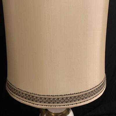 Two Brass & Enamel Lamps plus Touch Lamp (BS-KW)