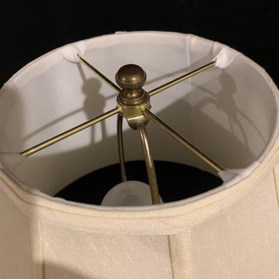 Two Brass & Enamel Lamps plus Touch Lamp (BS-KW)