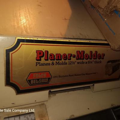 Foley Belsaw 12" Planer / Molder 2/ saw attachment.