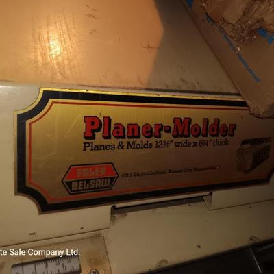 Foley Belsaw 12" Planer / Molder 2/ saw attachment.