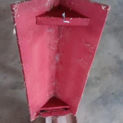 Wooden handmade bird feeder and a Glass globed hummingbird feeder.