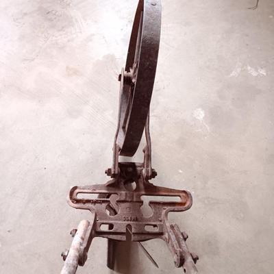 Antique hand plow for yard / garden art