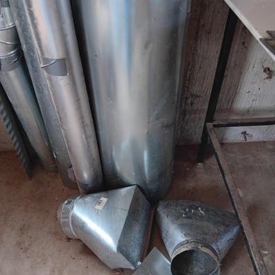 Stove pipe - Wood burning fireplace stove pipe and vents