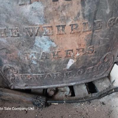 Antique wood burning stove Champion No. 136 Wehrle Co.