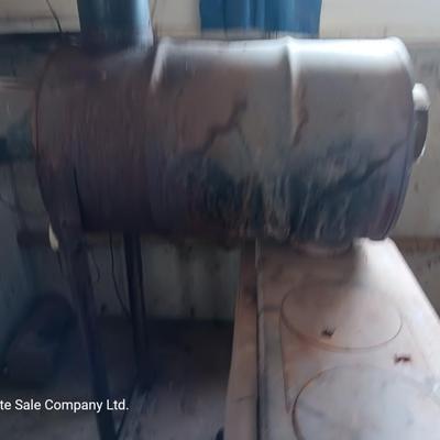 Antique wood burning stove Champion No. 136 Wehrle Co.