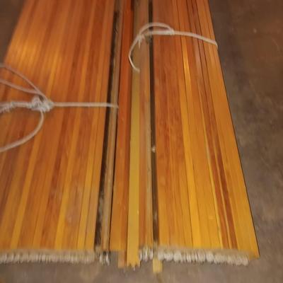 Wooden accordion style doors / walls