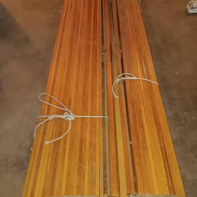 Wooden accordion style doors / walls