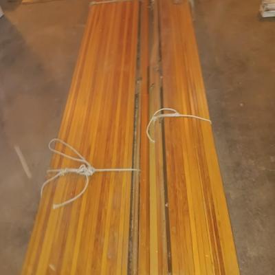 Wooden accordion style doors / walls