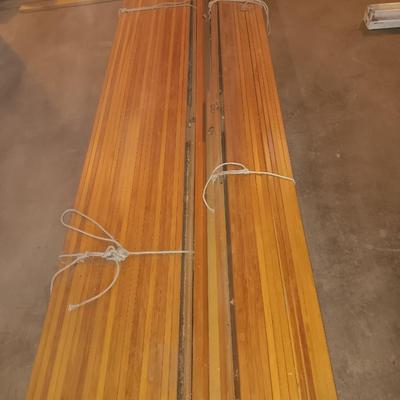 Wooden accordion style doors / walls